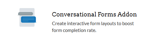 Conversational forms addon by WPForms