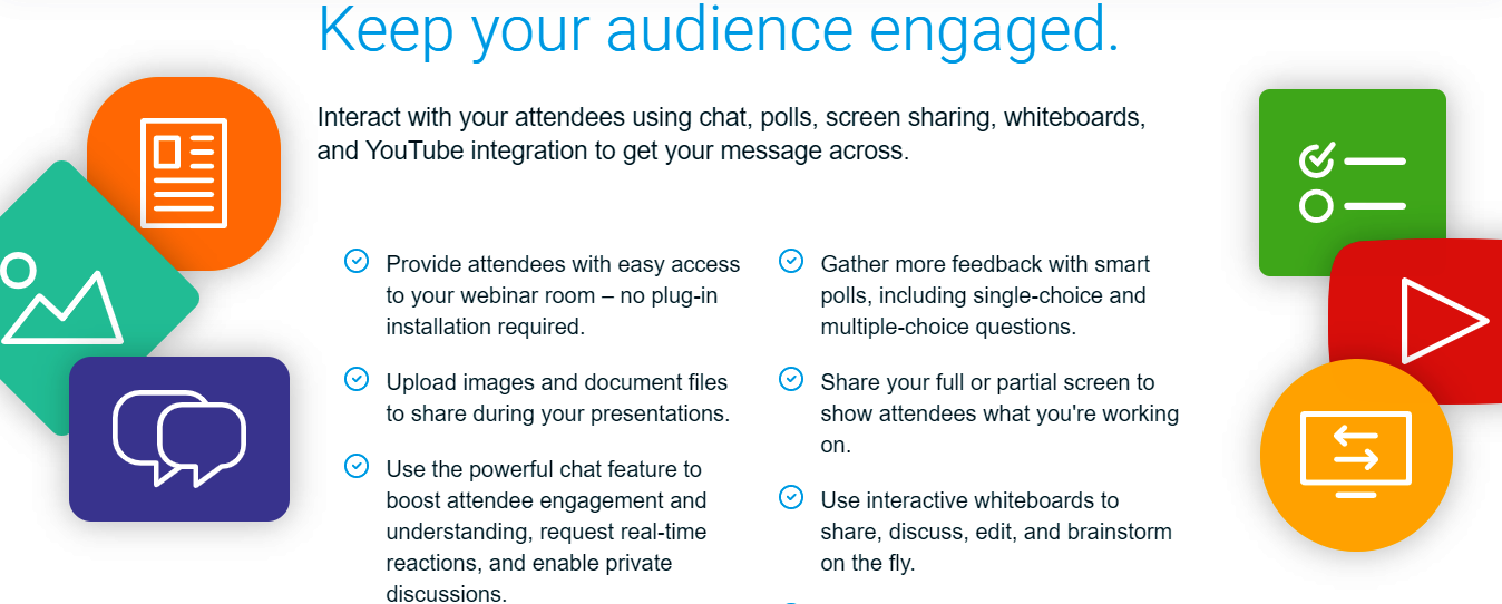 Create webinars for your audience with GetResponse